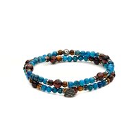 Armband Antracite Twist in Halbedelsteine TW03 NAUTILUS - TW03 NAUTILUS